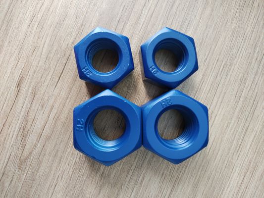 Купить Heavy Hexagon Nuts Made of A194 2H with Blue PTFE Coating Производство в сети