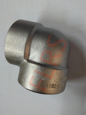 Штуцер трубы кованой стали класса 3000 локоть A182 F316L ASME B16.11 90 градусов