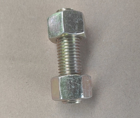 Бихроматное покрытие штанги болт ASME A193 B16 с шестигранным орехом A194 Gr. 7/протеченный ствол