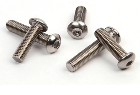 SS Hex Socket Round Button Head Screw с метрической грубой нитью ISO 7380/ASME/ANSI B 18.3.4М