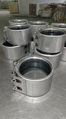 Нержавеющая сталь 201 Крепление материала EPDM / NBR Seal Ring Grip-type трубопроводный зажим для применения в газовой промышленности