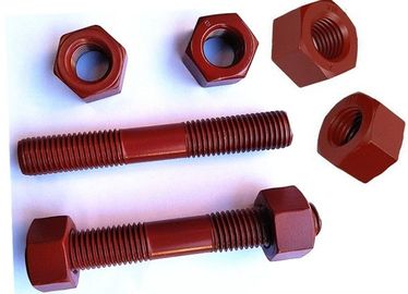 Высокотемпературный устойчивый конец двойника PTFE продел нитку болты стержня с гайками