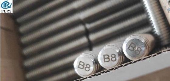 Болт GR B8 A193 нержавеющей стали потока BSW законченный двойником