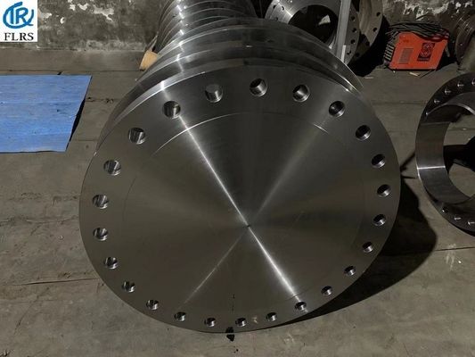 Выкованное зерно фланца ASTM SA105 N+ стали углерода ASME B16.5 Blid точное